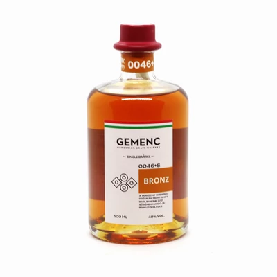 Gemenc BRONZ whiskey (48%  - 0,5 liter)